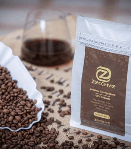 Zekahve Strong Blend %100 Robusta kahve – yüksek kafeinli sert kahve